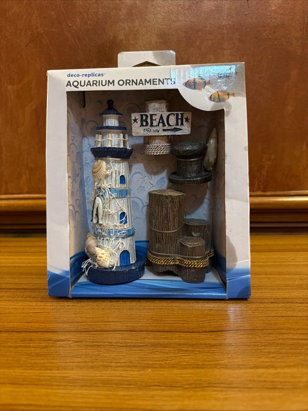 Penn-Plax Deco-Replicas Nautical Resin Aquarium Decoration 4-Piece Set RRDK3